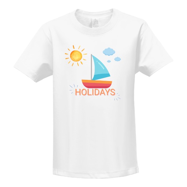 Tričko s potiskem HOLIDAYS kids